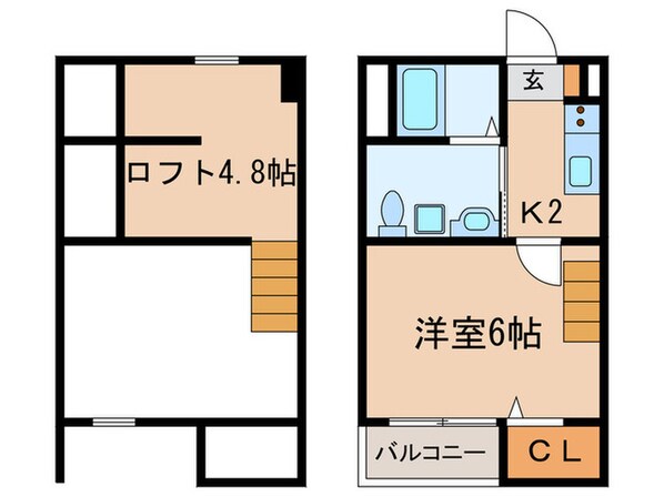 ブドワール塩池の物件間取画像